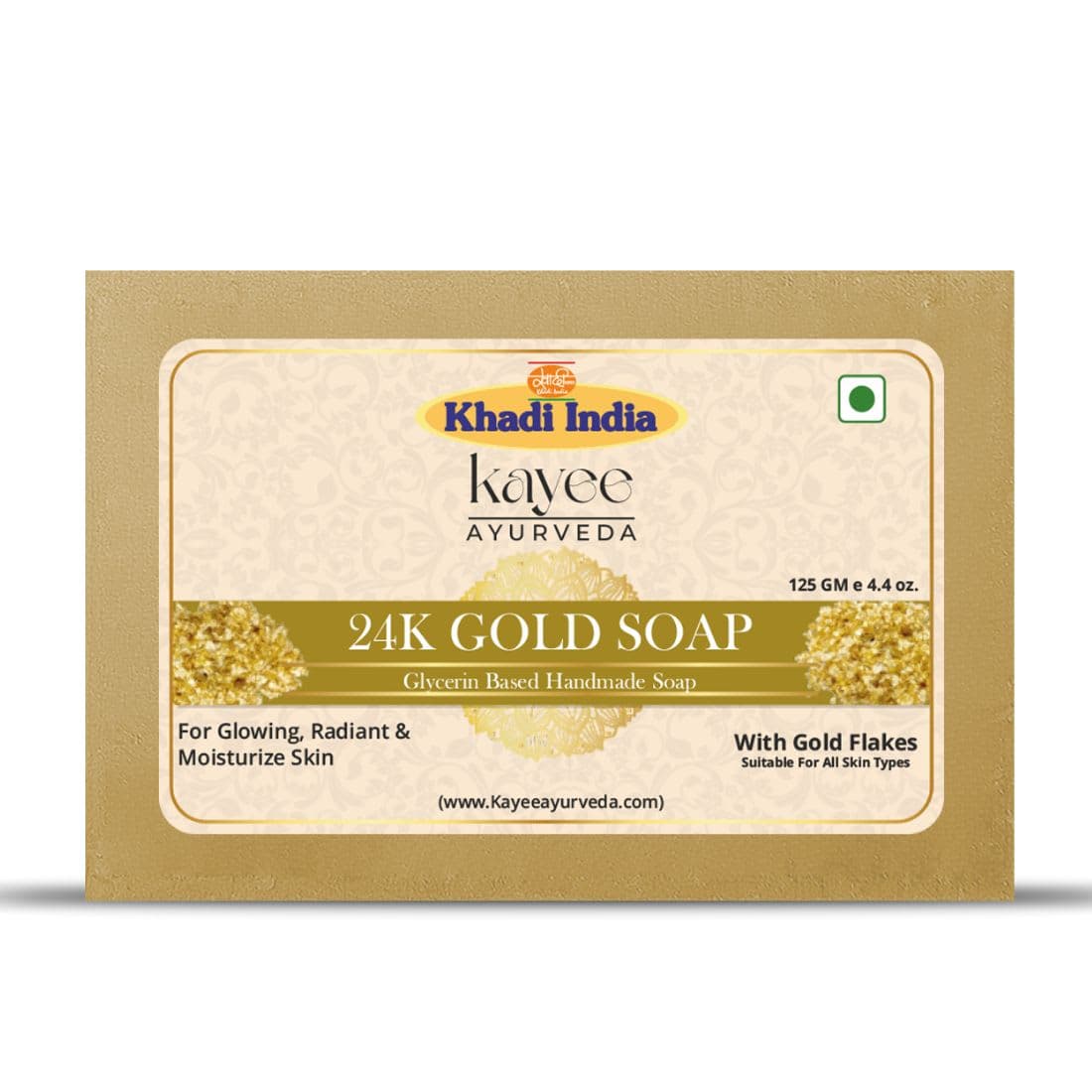 Kayee Ayurveda Khadi Gold Soap 125gm