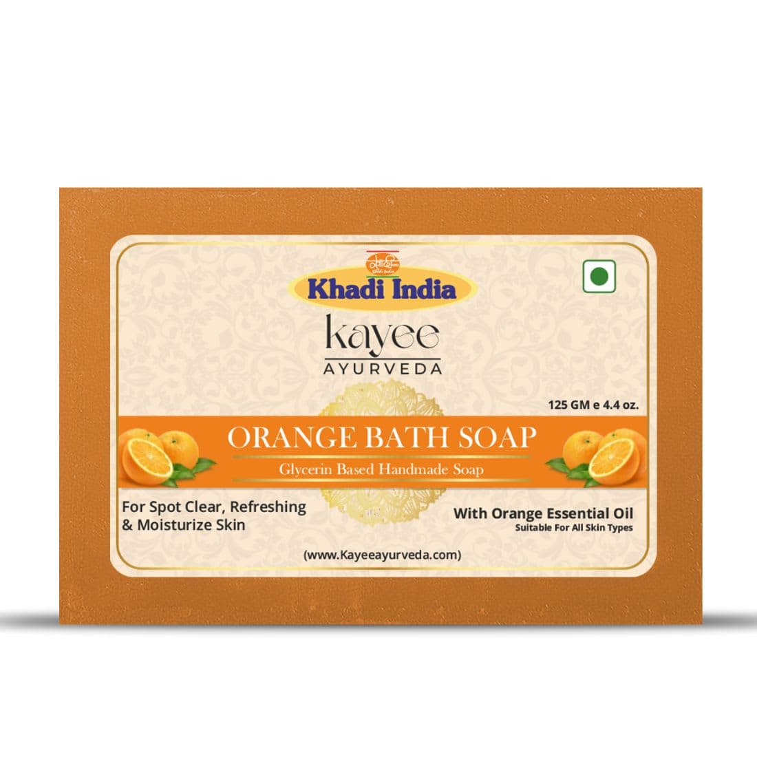 Kayee Ayurveda Khadi Orange Soap 125gm