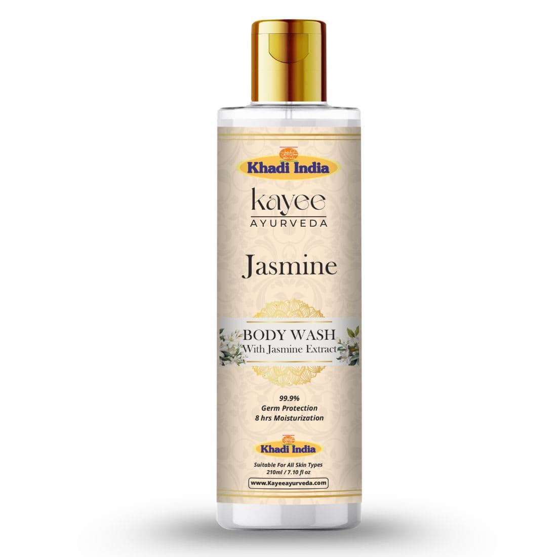 Kayee Ayurveda Khadi Jasmine Body Wash 210ml