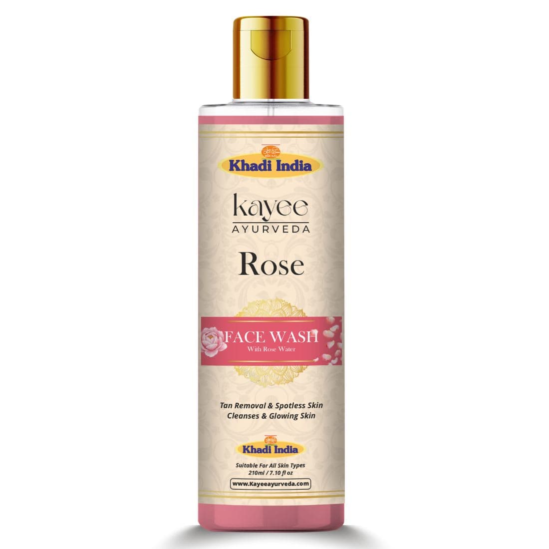 Kayee Ayurveda Khadi Rose Face Wash 210ml
