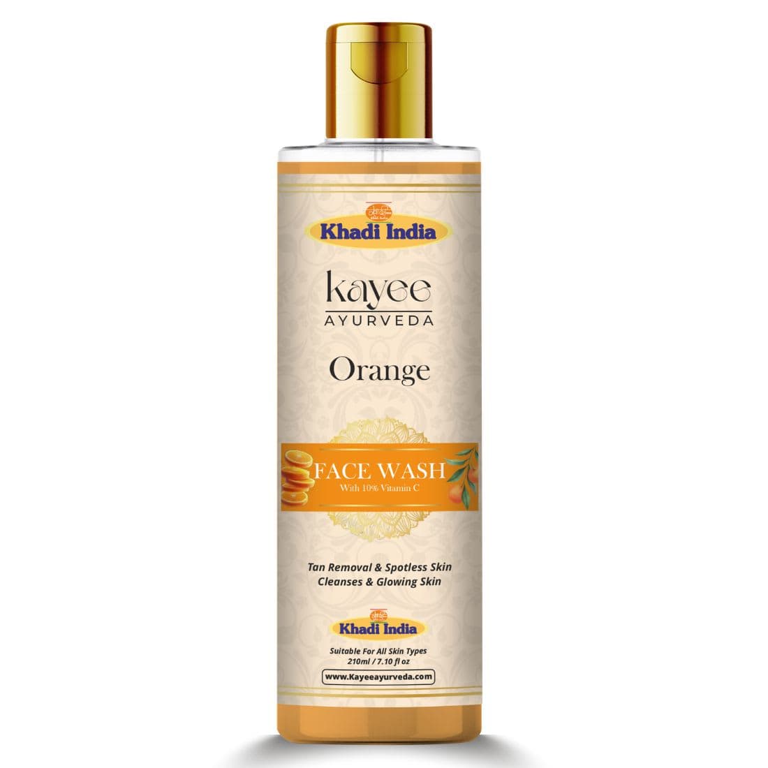 Kayee Ayurveda Khadi Orange Face Wash 210ml