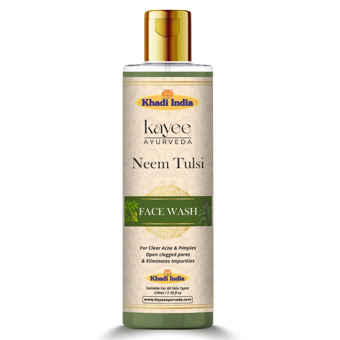Kayee Ayurveda Khadi Neem Tulsi Face Wash 210ml