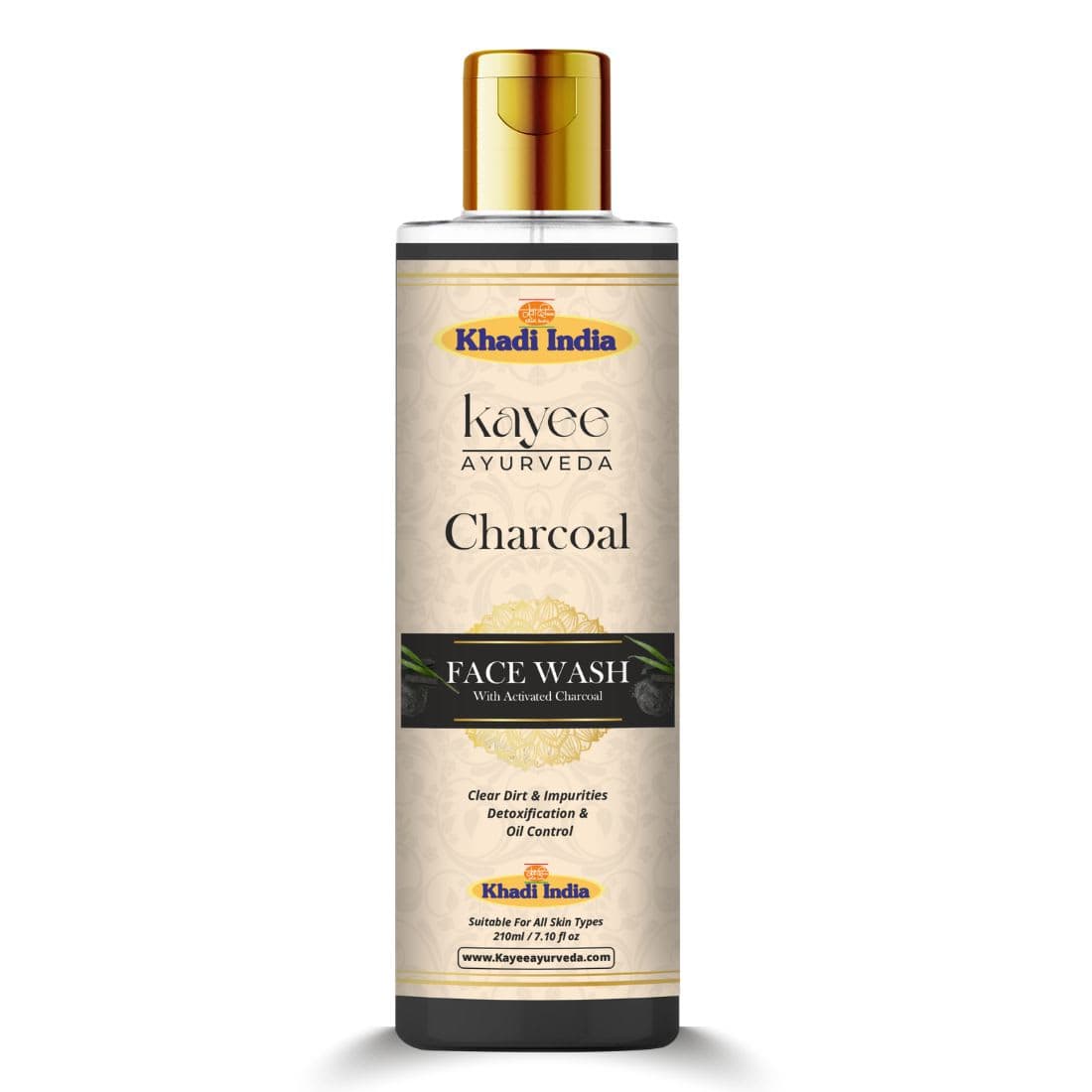 Kayee Ayurveda Khadi Charcoal Face Wash 210ml