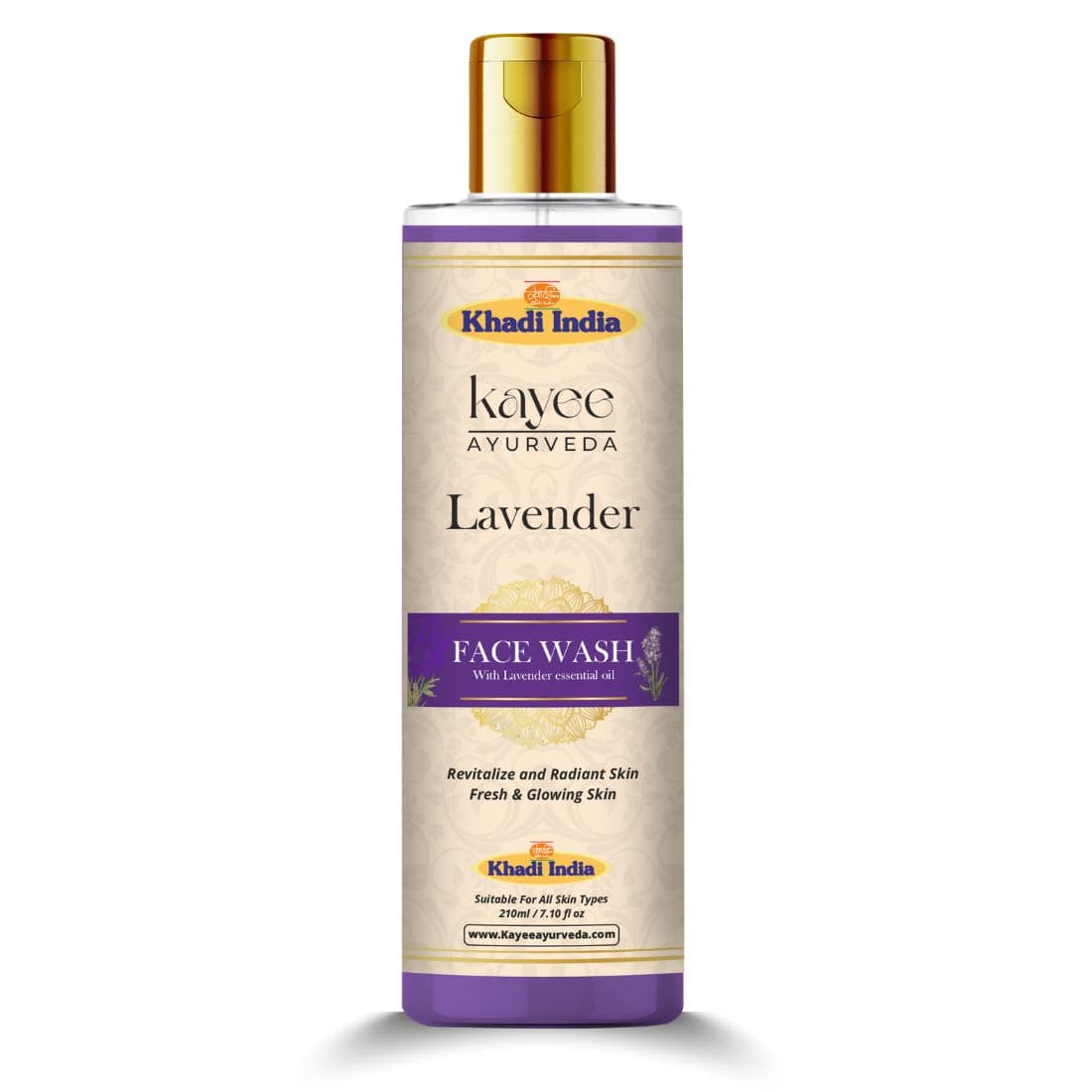 Kayee Ayurveda Khadi Lavender Face Wash 210ml