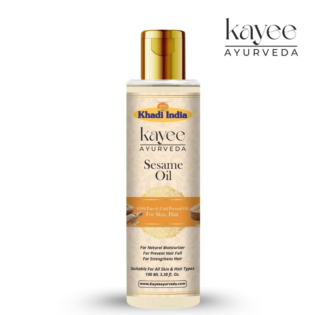 Kayee Ayurveda Khadi Sesame Hair Oil 100ml