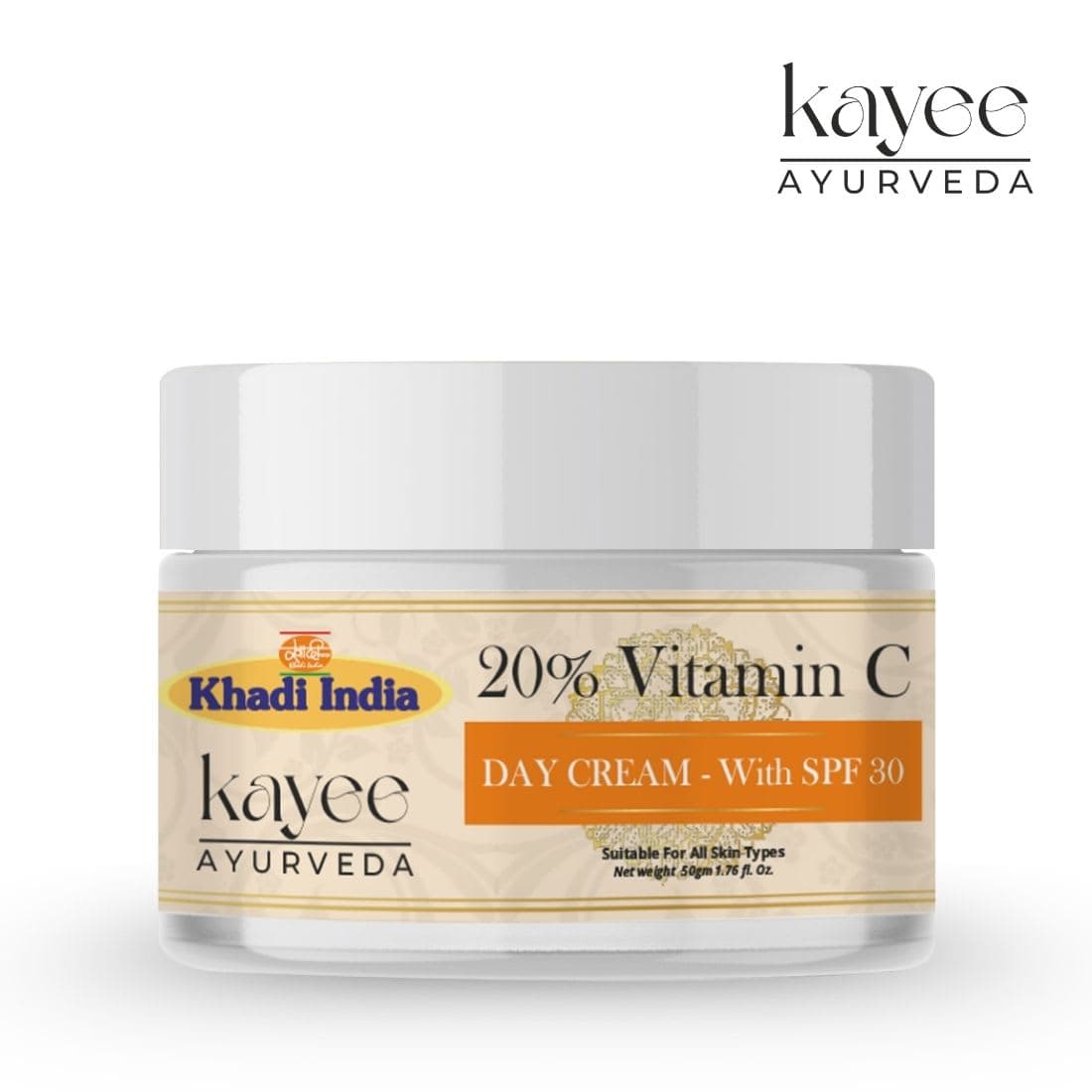 Kayee Ayurveda Khadi 20% Vitamin C Day Cream Cream 50ml