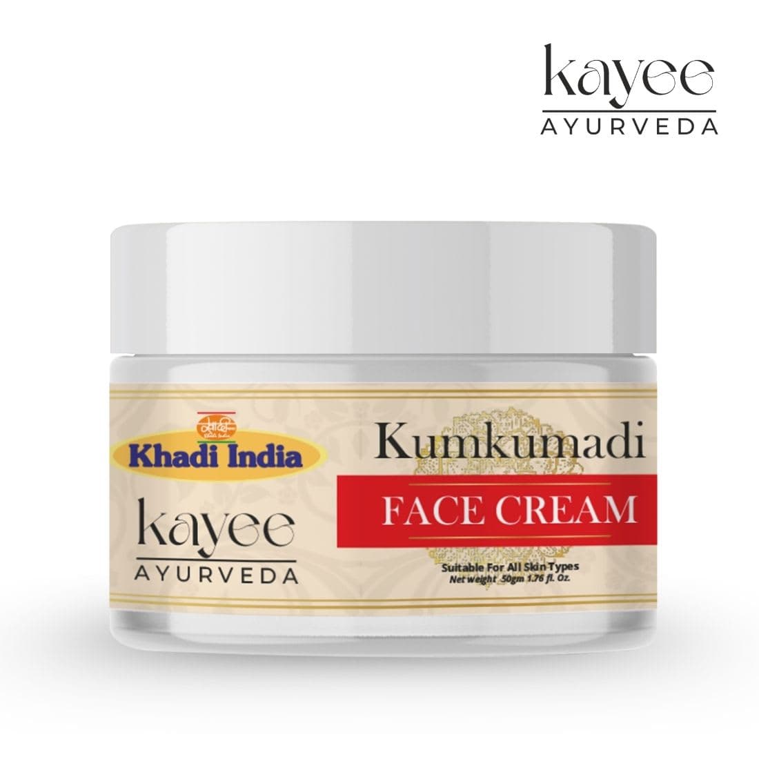 Kayee Ayurveda Khadi Kumkumadi Cream Cream 50ml