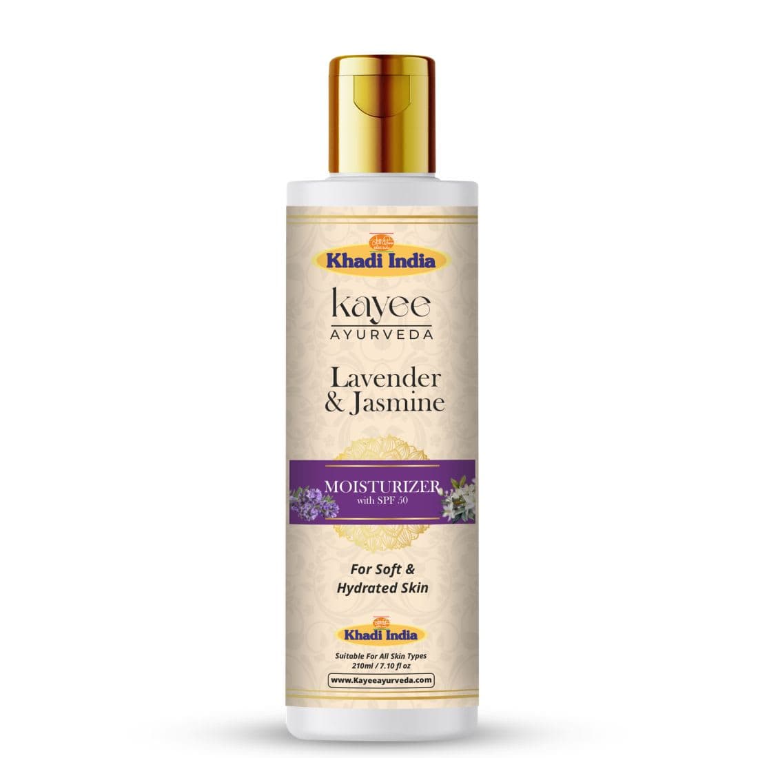 Kayee Ayurveda Khadi Lavender & Jasmine Moisturizer 210ml