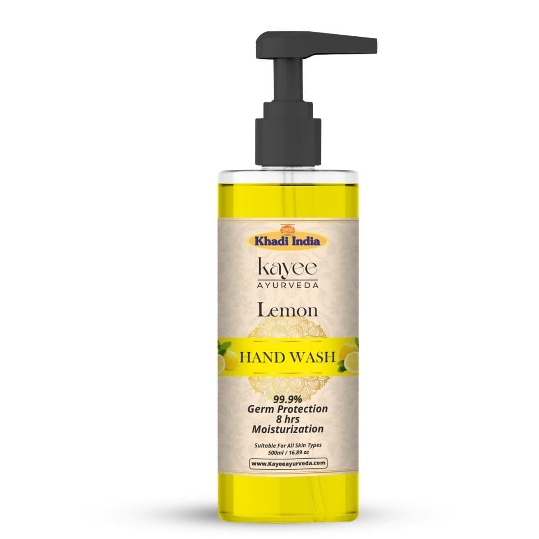 Kayee Ayurveda Khadi Lemon Hand Wash 500ml