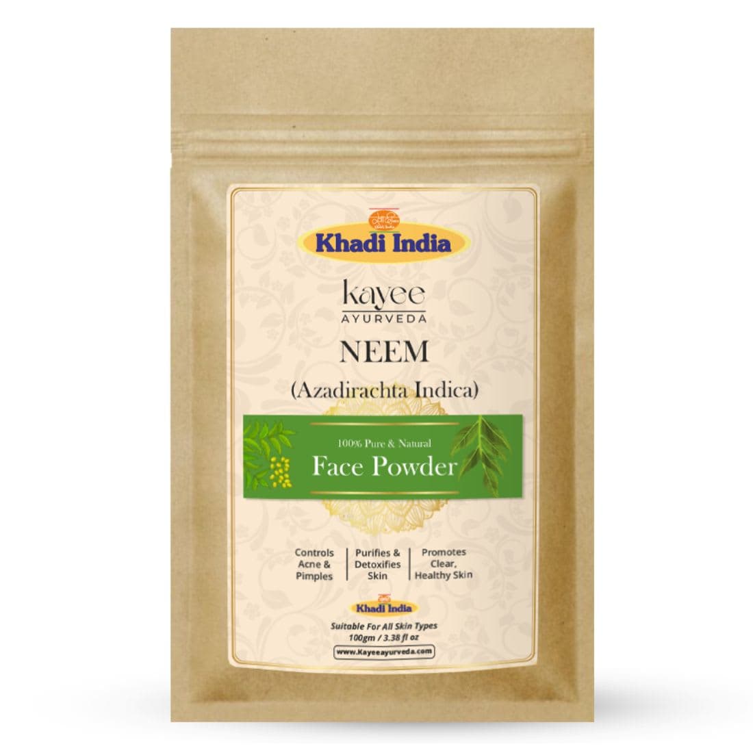Kayee Ayurveda Khadi Neem Face Powder 100gm