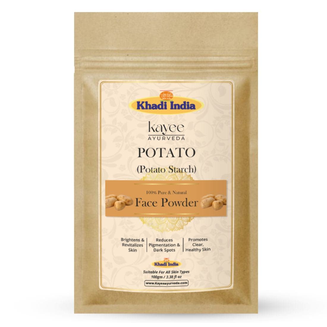 Kayee Ayurveda Khadi Potato Face Powder 100gm