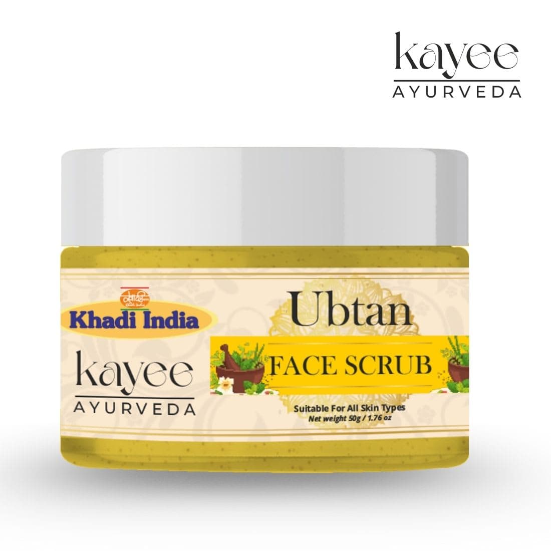 Kayee Ayurveda Khadi Ubtan 100 GM Scrub 100gm
